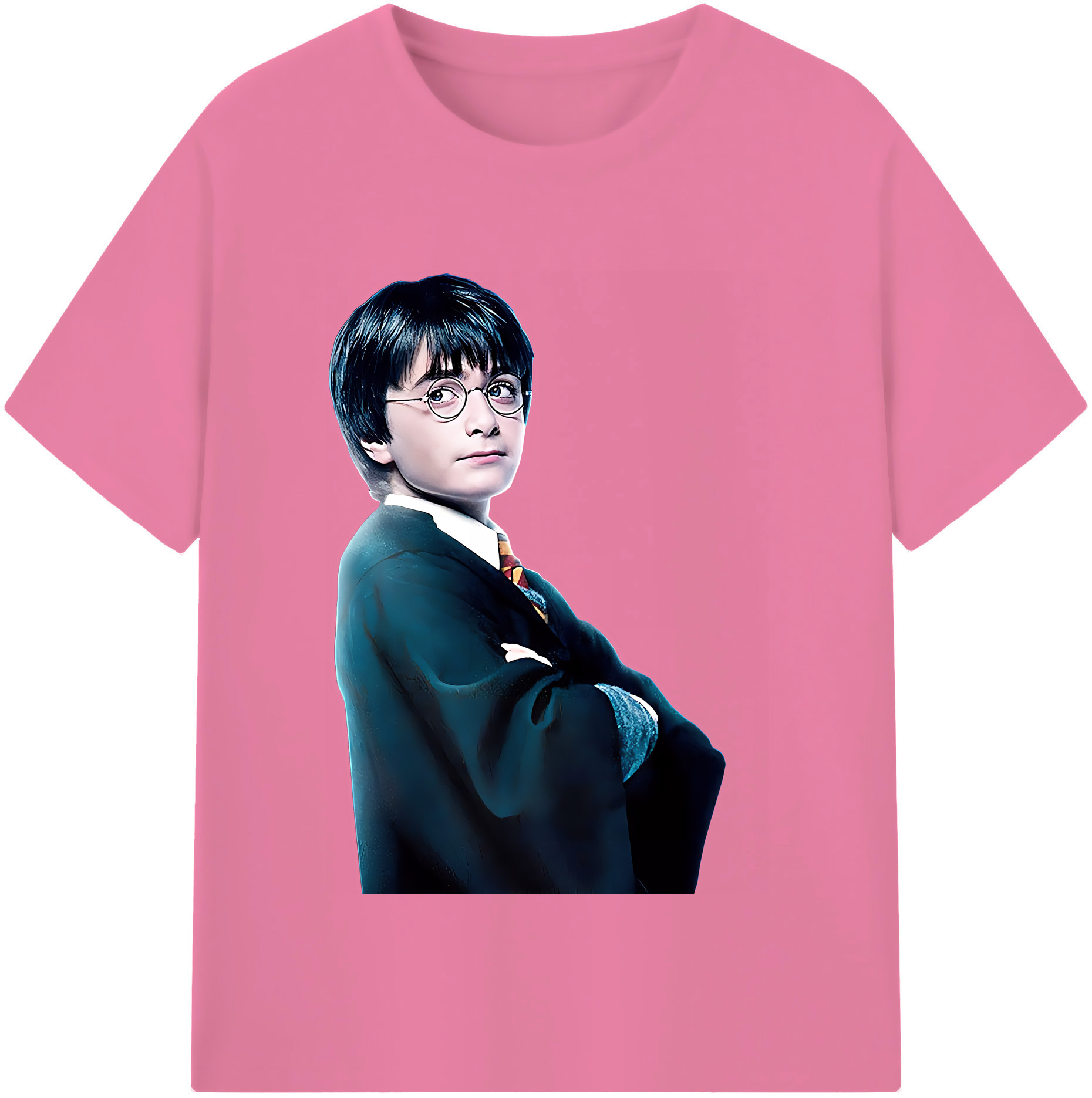 （画像用） Harry Potter ハリー・ポッターシリーズ 綿100％半袖Tシャツ（フロントプリント）